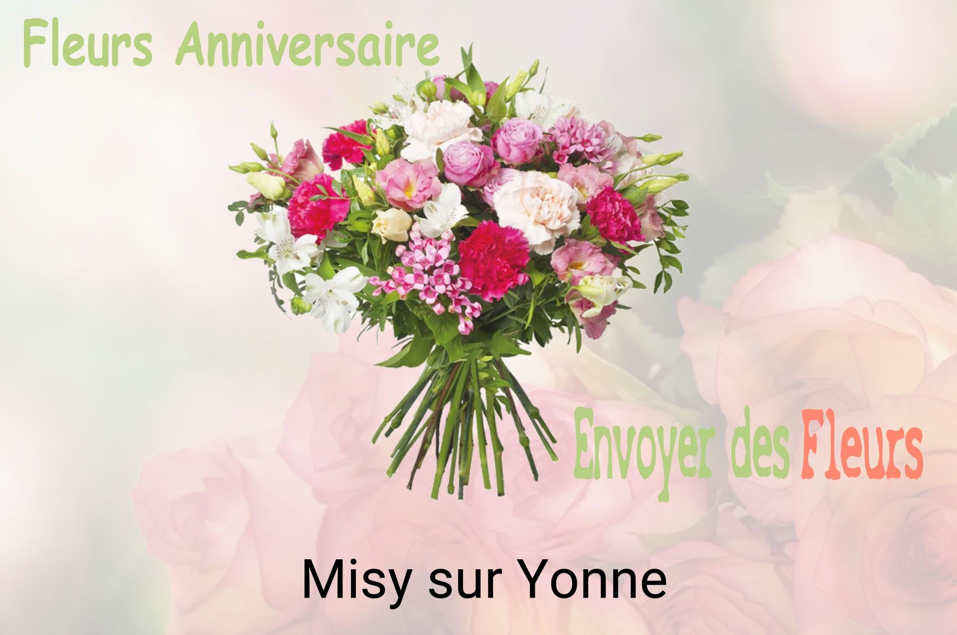 Bouquet de fleurs d’anniversaire livré à Misy-sur-Yonne