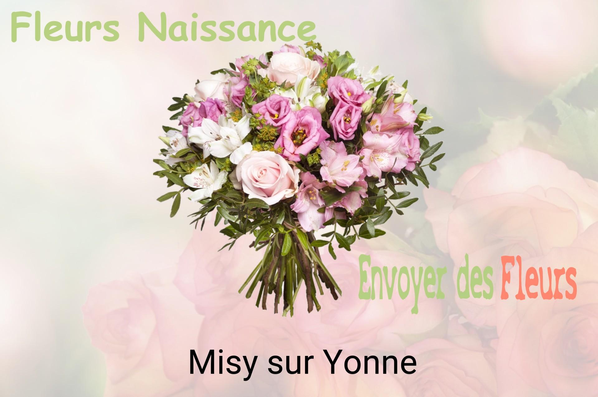 Bouquet de fleurs de naissance livré à Misy-sur-Yonne